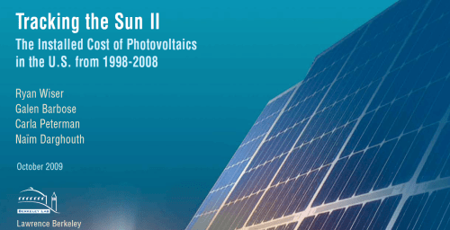 Lawrence Berkeley solar study